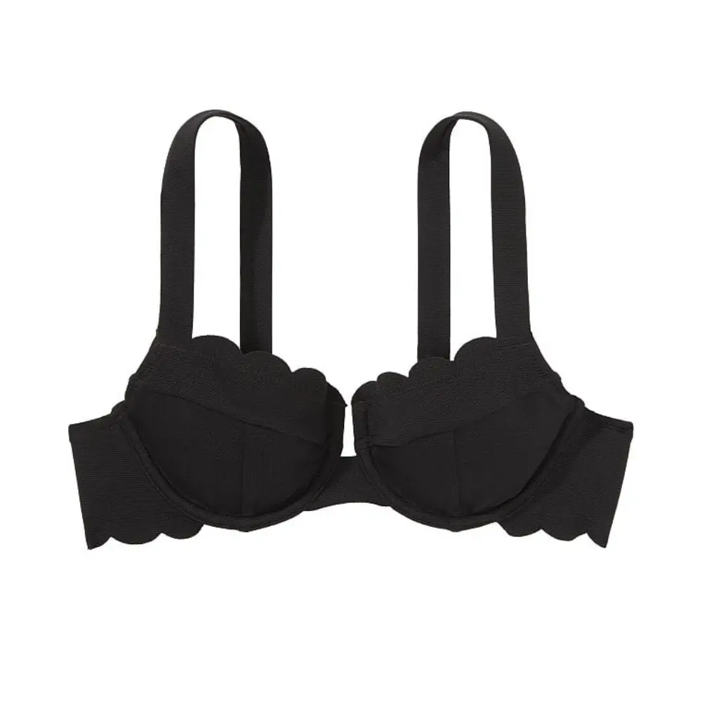 

Лиф бикини Victoria's Secret Scallop Full Coverage, черный