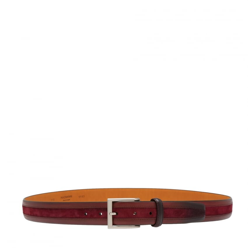 

Ремень MAGNANNI Leather belt, бордовый