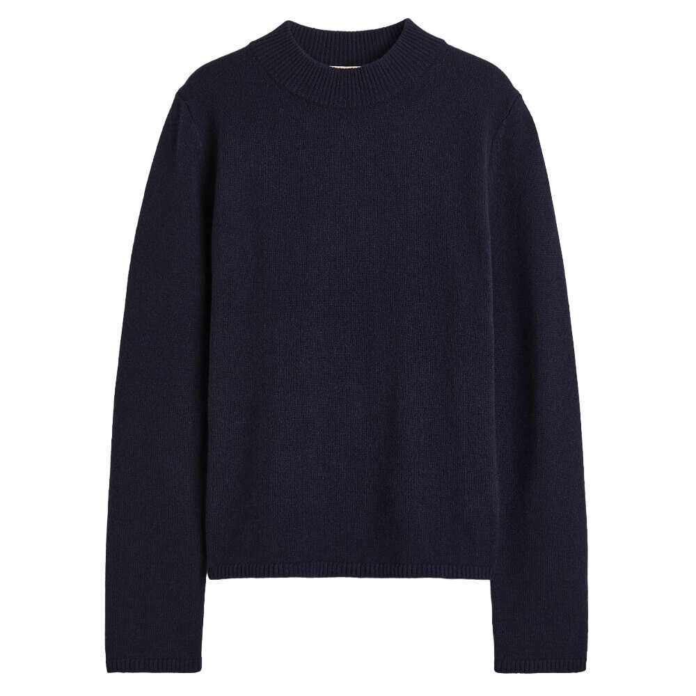 

Свитер H&M Premium Selection Cashmere, темно-синий