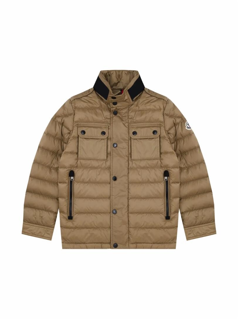

Стеганая куртка с логотипом Moncler