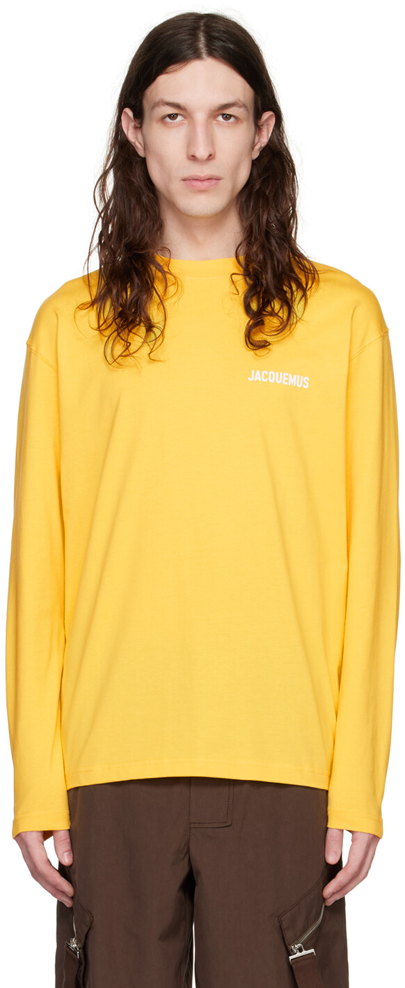 

Желтая футболка Le T-Shirt Manches Longues' Футболка Jacquemus, Желтый