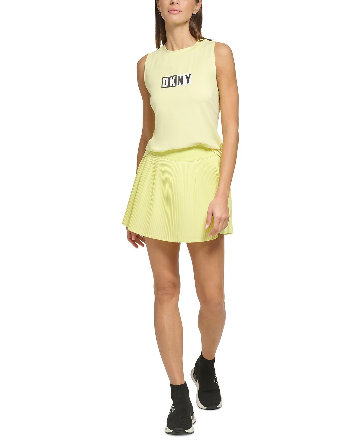 

Женские шорты performance со складками без застежек DKNY, мульти, Серый