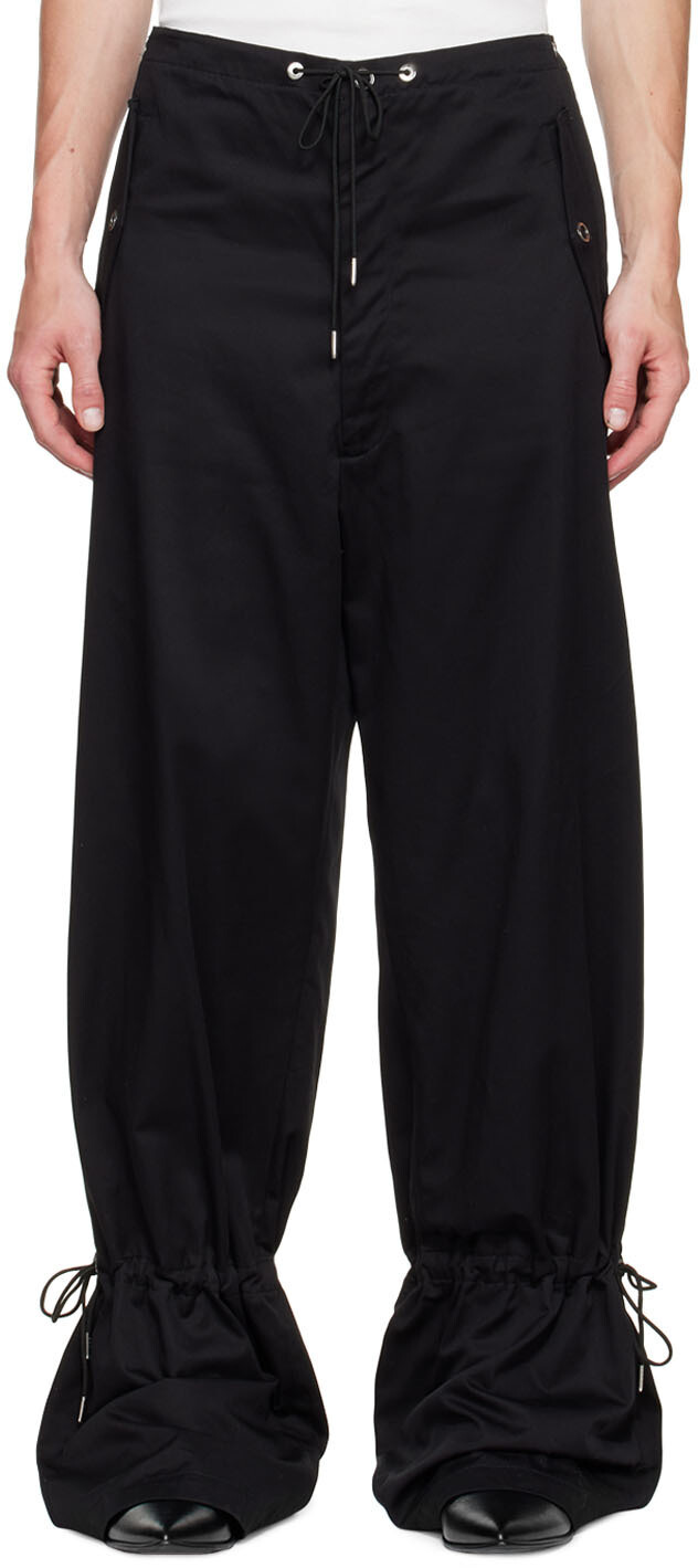 

Эксклюзивные черные брюки SSENSE Dion Lee
