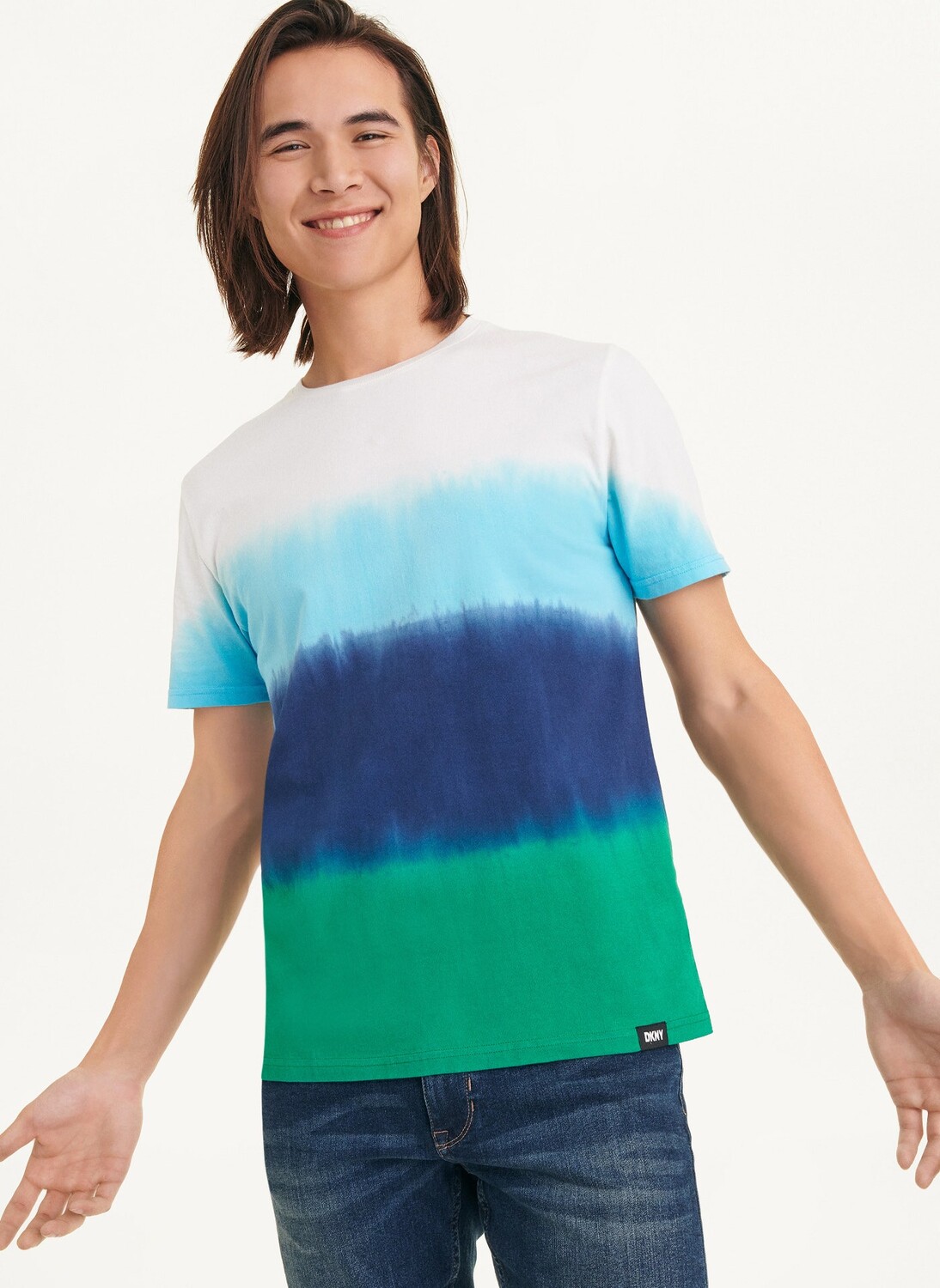 

Футболка с омбре Dip Dye DKNY