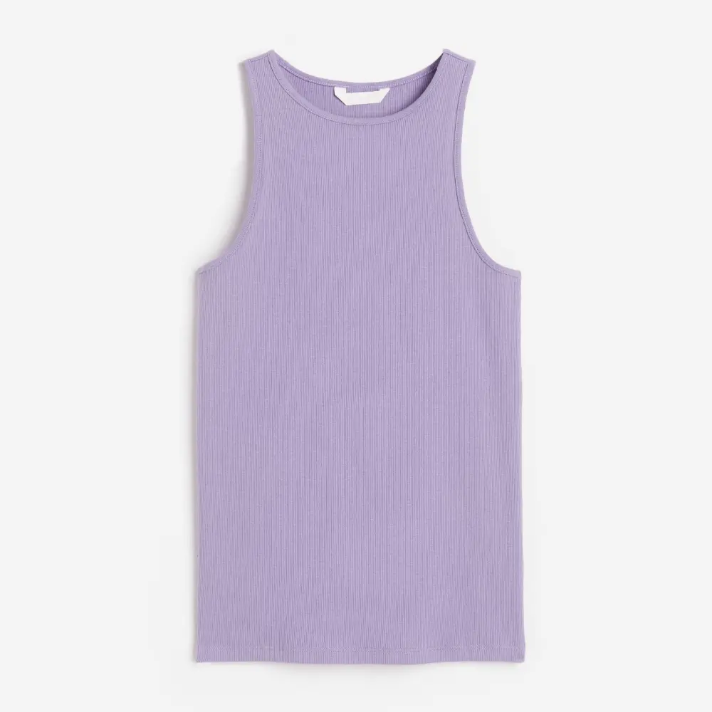 

Топ H&M Ribbed Tank, сиреневый