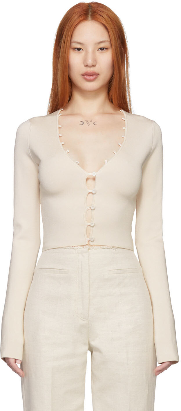 

Off-White Кардиган Danique Nanushka, Белый, Off-White Кардиган Danique Nanushka