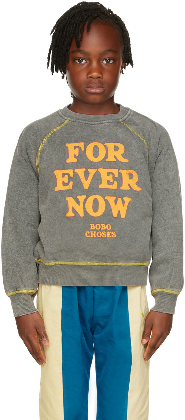 

Детская серая толстовка \Forever Now\"" Bobo Choses