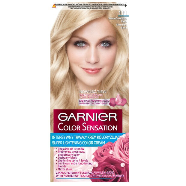 

Garnier Крем-краска для волос Color Sensation 111 Silver Super Bright Blonde