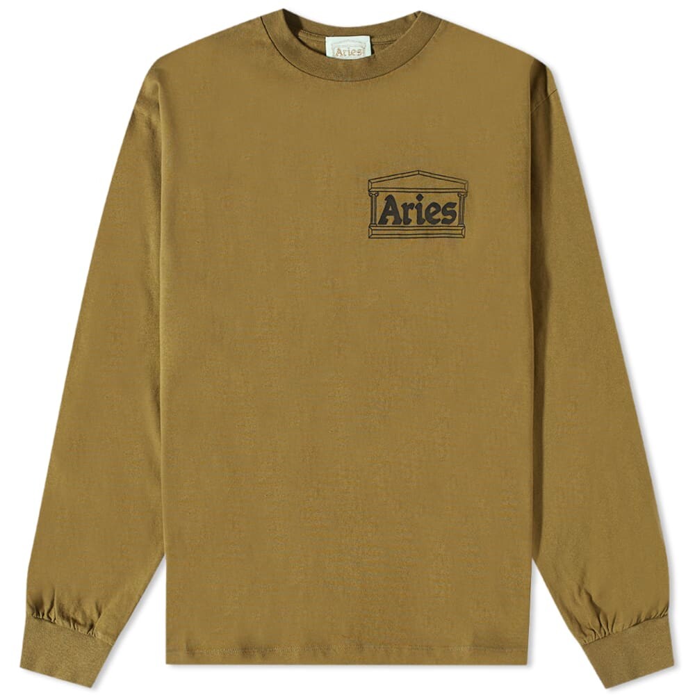 

Футболка Aries Long Sleeve Temple Tee, Коричневый