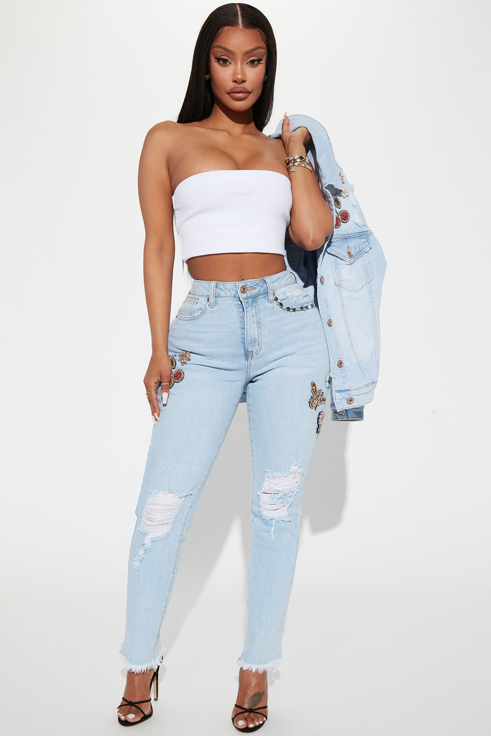 

Джинсы Fashion Nova FN24274FB06, синий