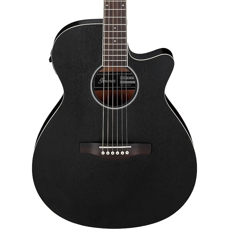 

Акустическая электрогитара Ibanez AEG7MH в цвете Weathered Black Open Pore AEG7MHWK