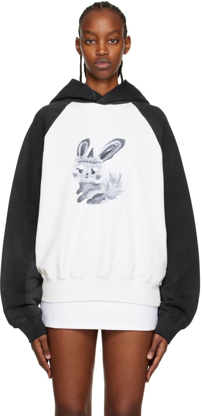 

Худи с кроликом Off-White We11done, Белый