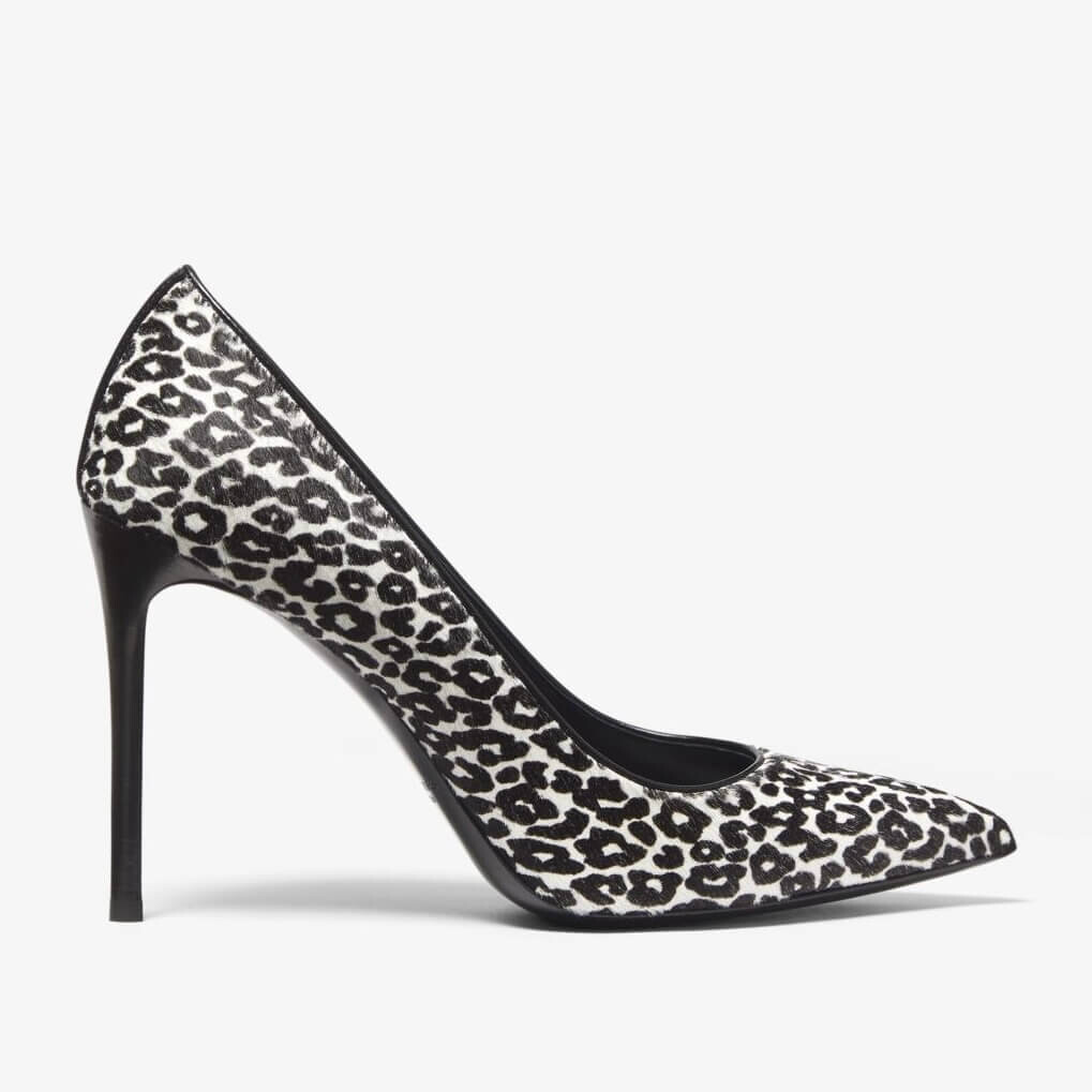 

Туфли Michael Kors Gretel Leopard Print, черный/белый