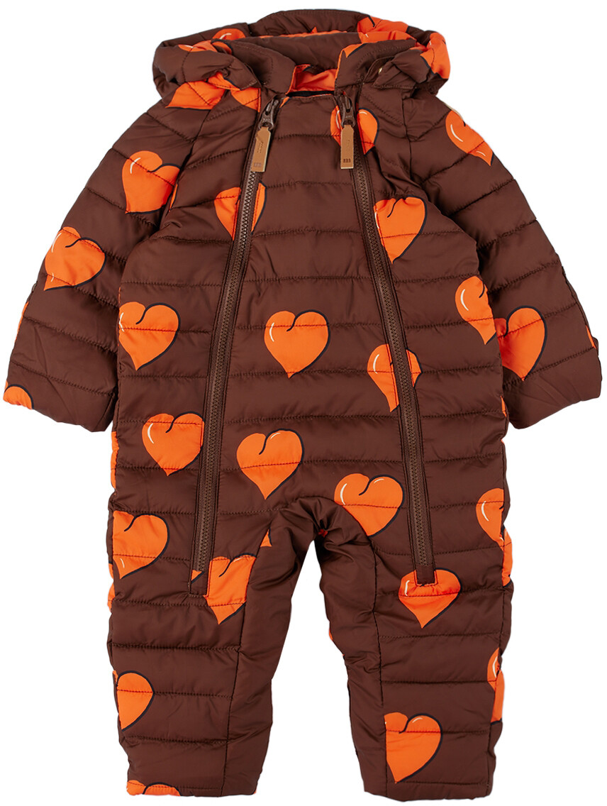 

Зимний комбинезон Baby Brown Hearts Mini Rodini