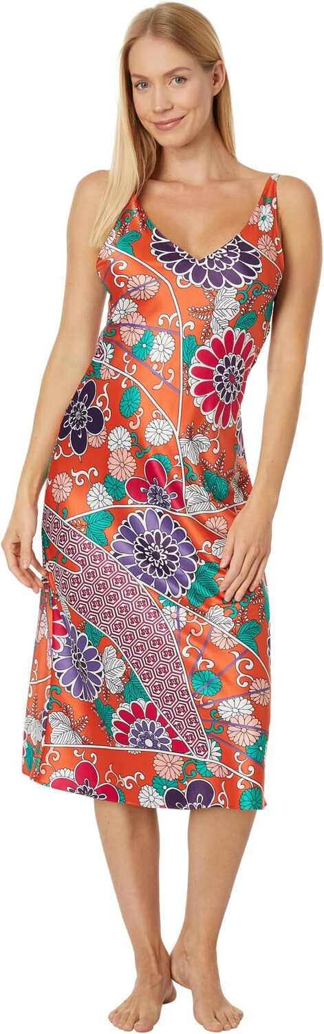 

Атласное платье Zuri N by Natori, цвет Terracotta