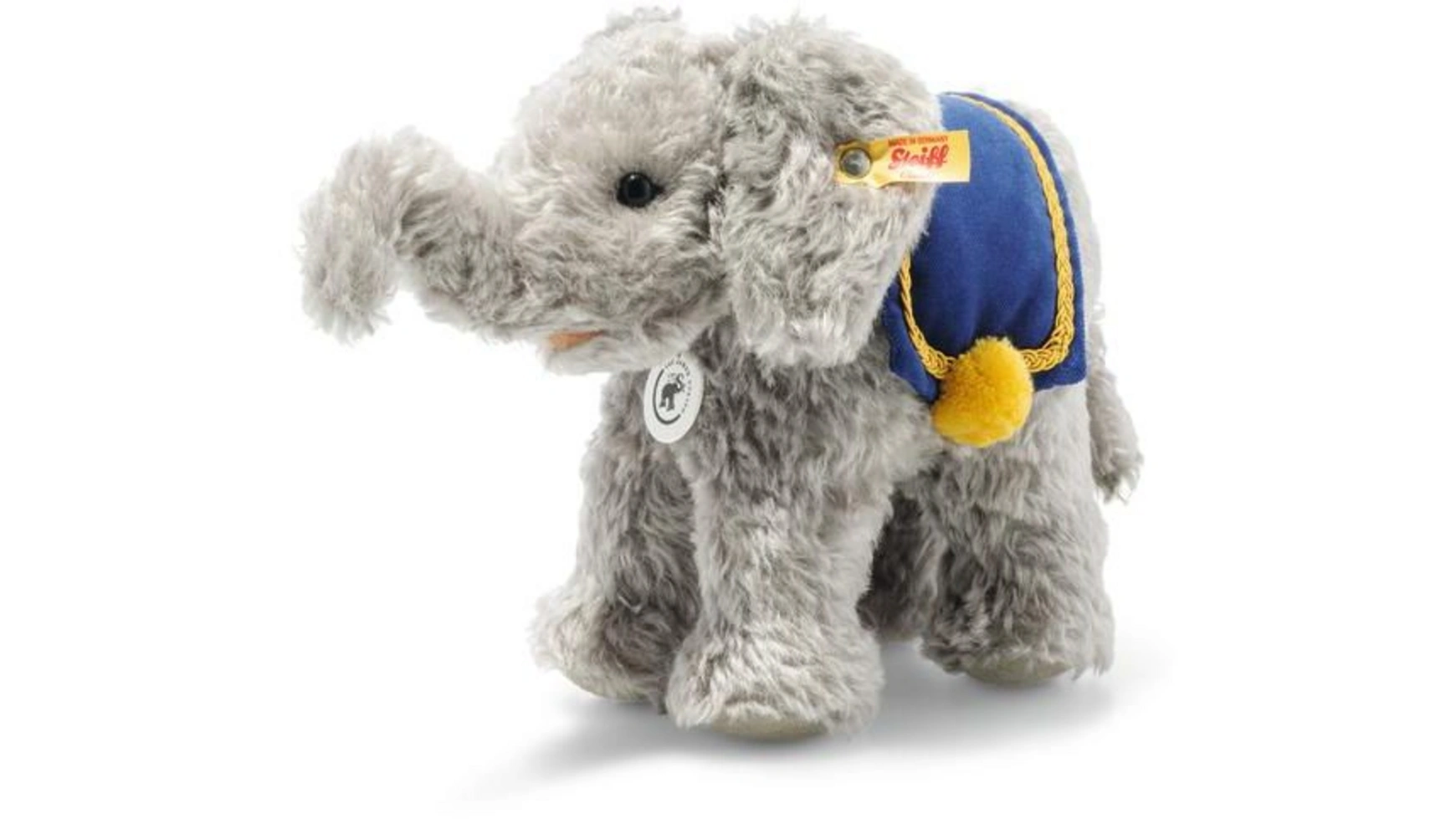 

Steiff Exclusive Collector's World Elephant 22 мохер серый стоячий