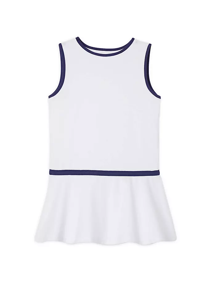 Теннисное платье Tennyson для маленьких девочек и девочек Classic Prep, белый