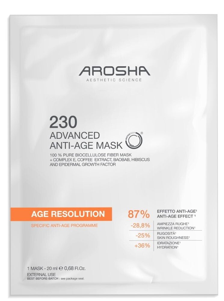 

Arosha Advanced Anti-Age тканевая маска, 3 шт.