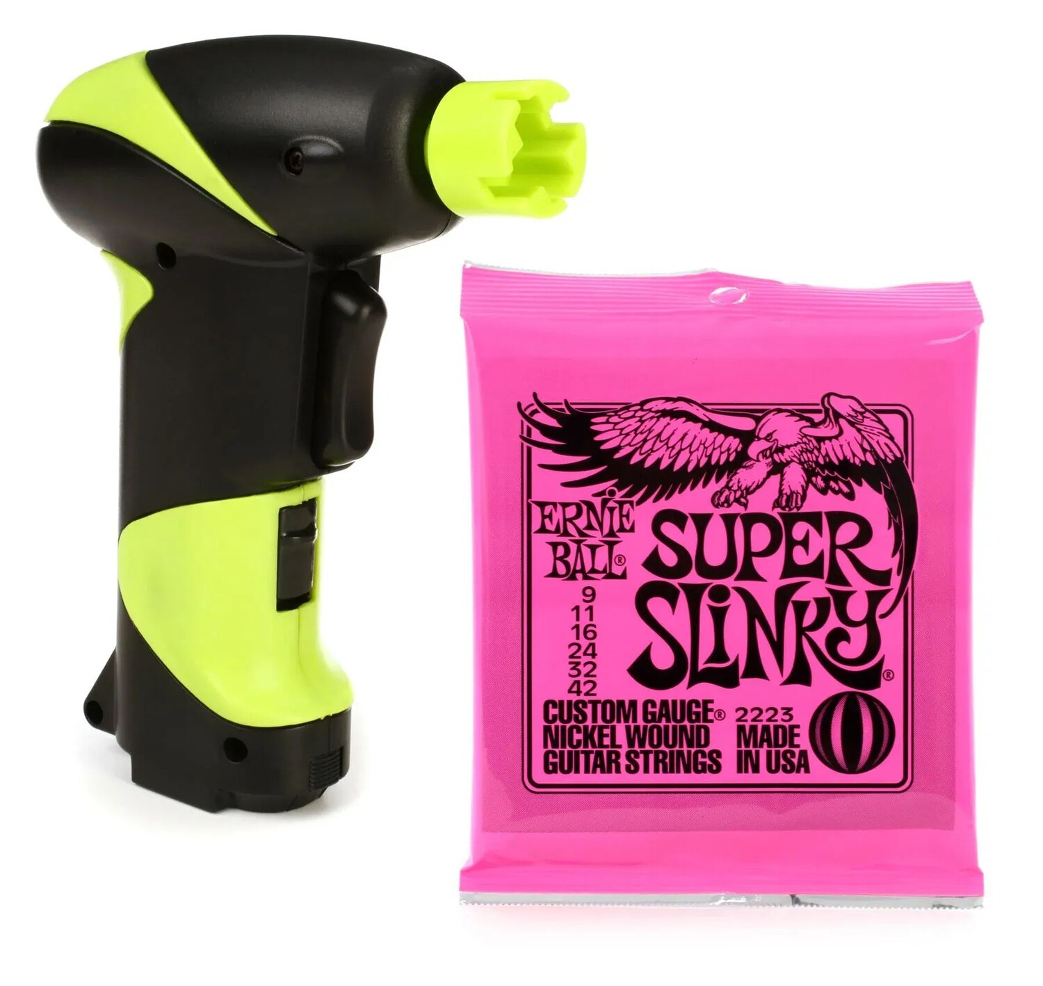 

Струны для электрогитары Ernie Ball 2223 Super Slinky с никелевой обмоткой — .009-.042 (12 шт. в упаковке)