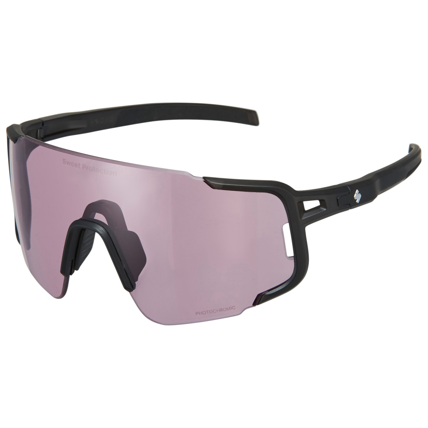Велосипедные очки Sweet Protection Ronin Max RIG Photochromic S1 3 (VLT 75 14%), матовый кристально черный