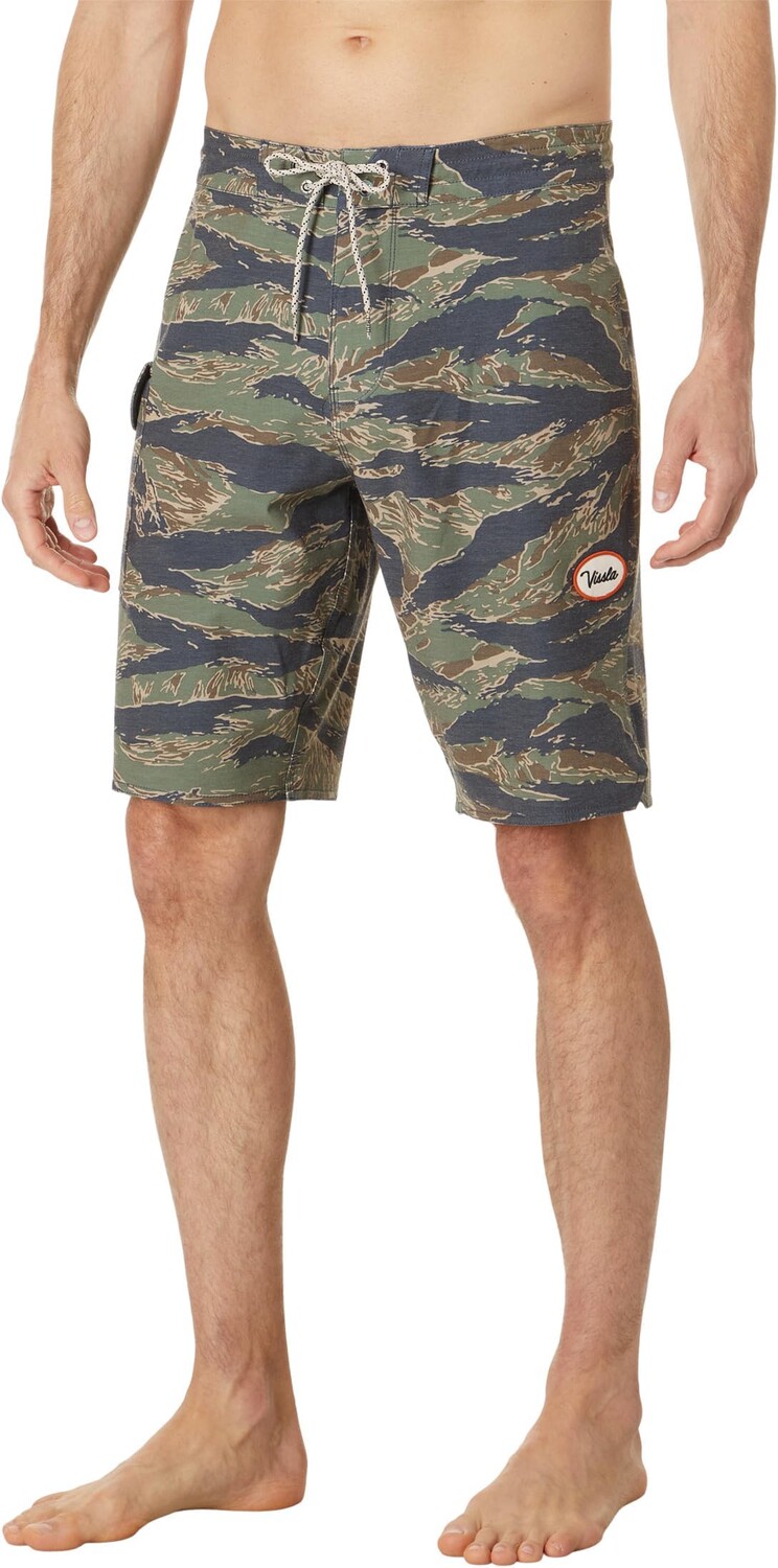 

Длинные комплекты шорт для плавания 20,5 дюйма VISSLA, цвет Tiger Camo