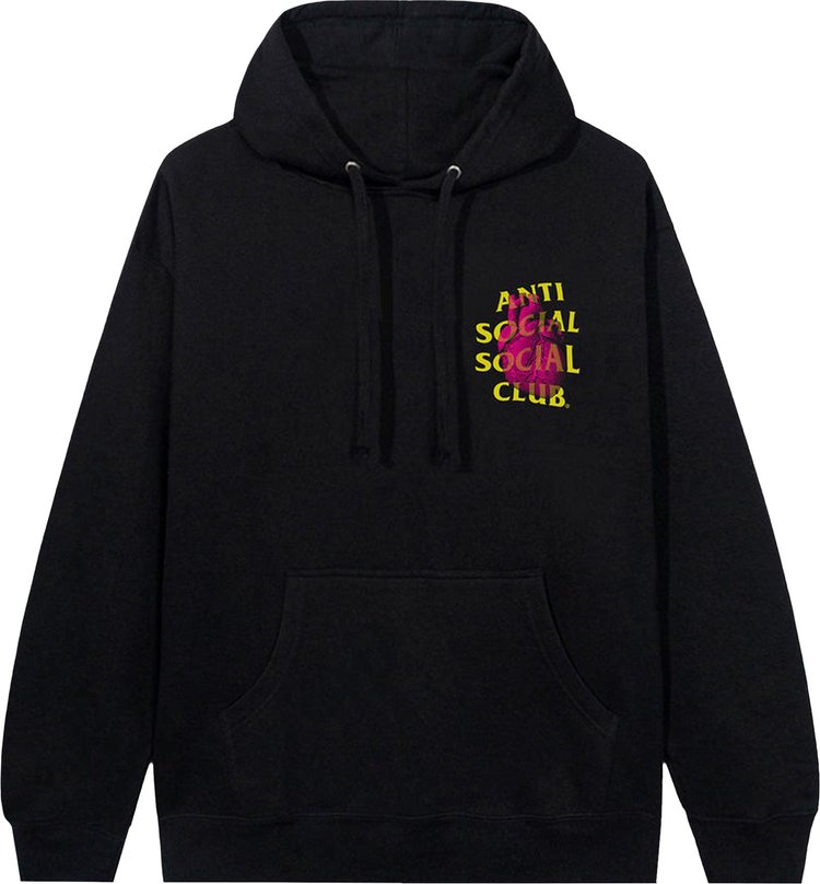 Худи Anti Social Social Club Pulse Check Hoodie 'Black', черный - фото