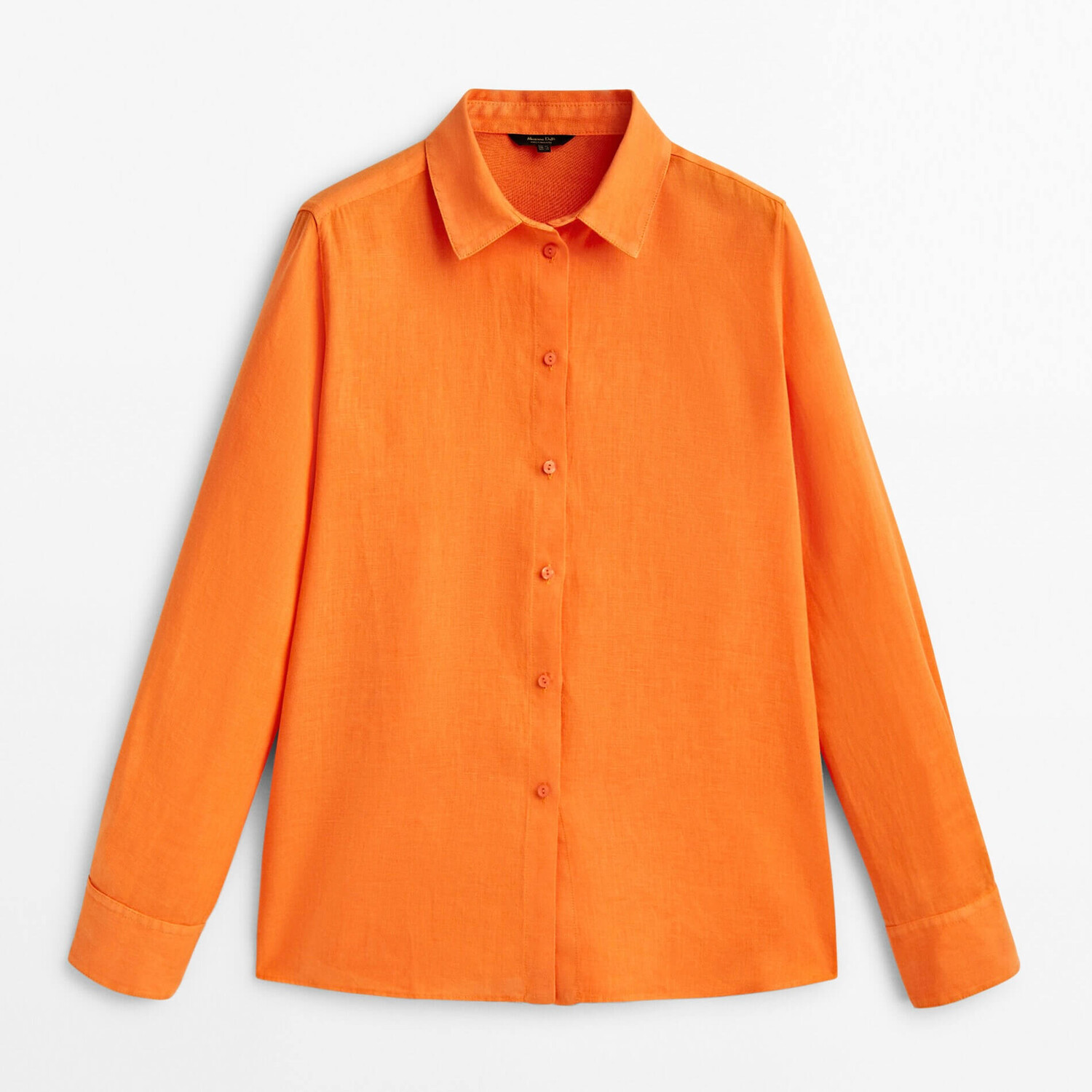 

Блузка Massimo Dutti 100% Linen, оранжевый