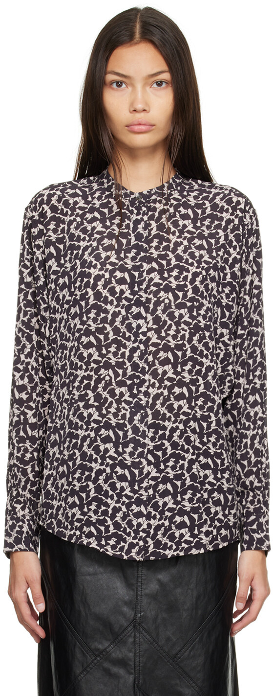 

Рубашка Black & Off-White с принтом Catchell Isabel Marant Etoile