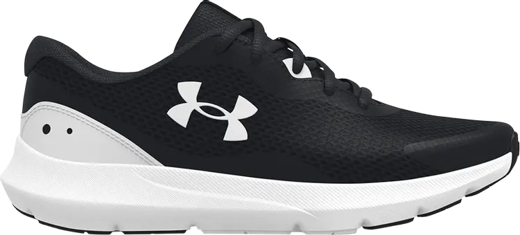 

Кроссовки Under Armour Surge 3 GS Black White, красный