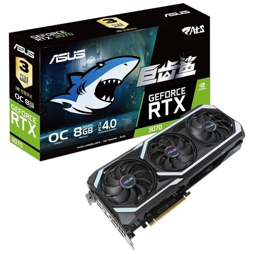 

Видеокарта игровая Asus ATS RTX 3070 8GB V2 Gaming Megalodon
