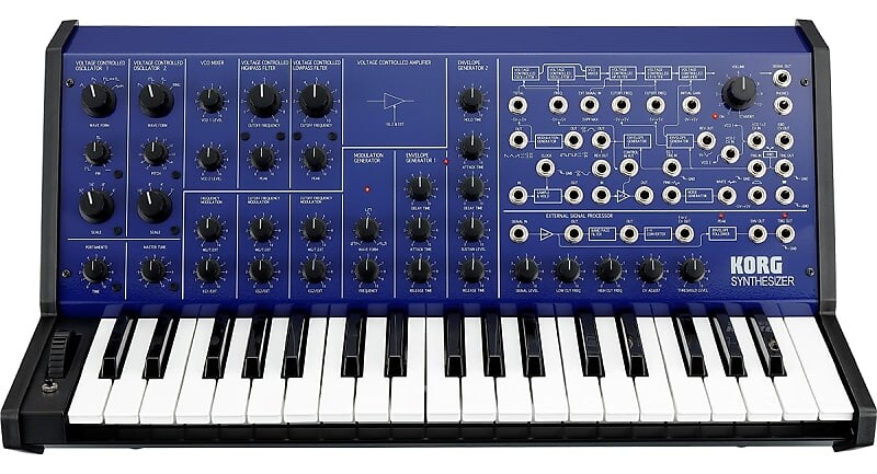 

Полноразмерный аналоговый синтезатор Korg MS-20 FS — ограниченная серия — синий