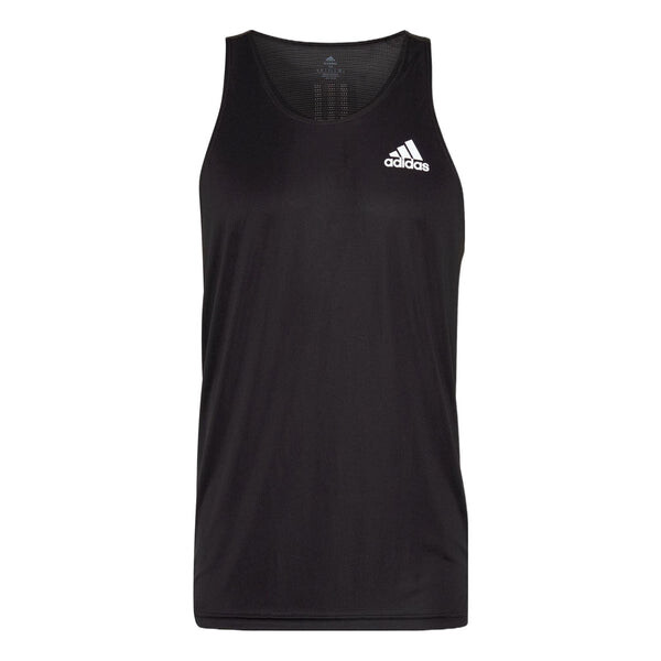 

Майка Adidas Solid Color Alphabet Logo Running Sports Vest Black, Черный