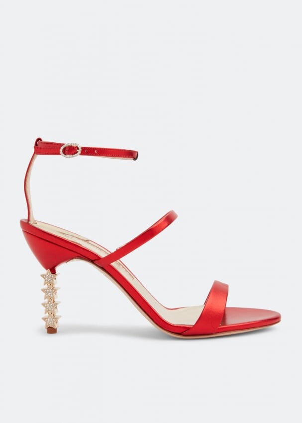 

Сандалии SOPHIA WEBSTER Rosalind star sandals, красный
