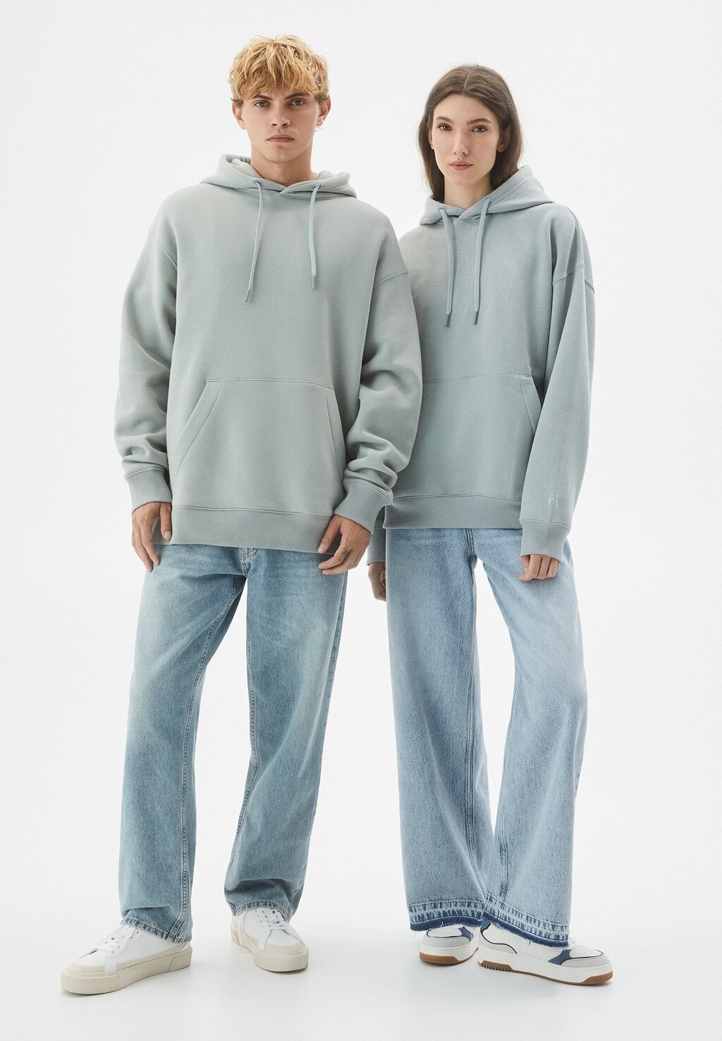 

Толстовка Basic Colored PULL&BEAR, цвет light green