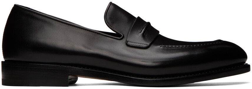 

Черные лоферы пенни Ferragamo, Черный