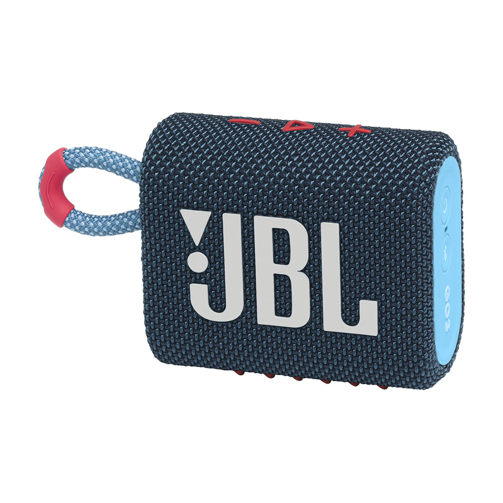 Портативная акустическая система JBL Go 3, cиний/розовый портативная акустическая система jbl clip4 розовый