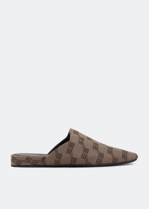 

Мюли BALENCIAGA BB Monogram Cosy mules, принт