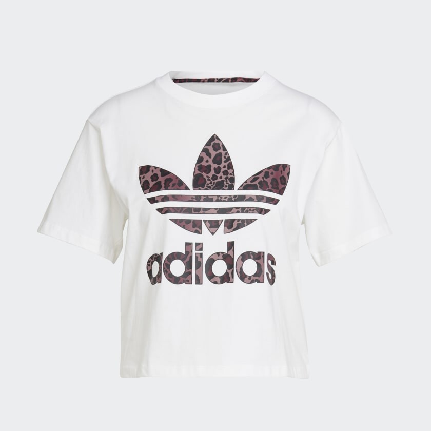 

Футболка adidas Logo, белый/коричневый