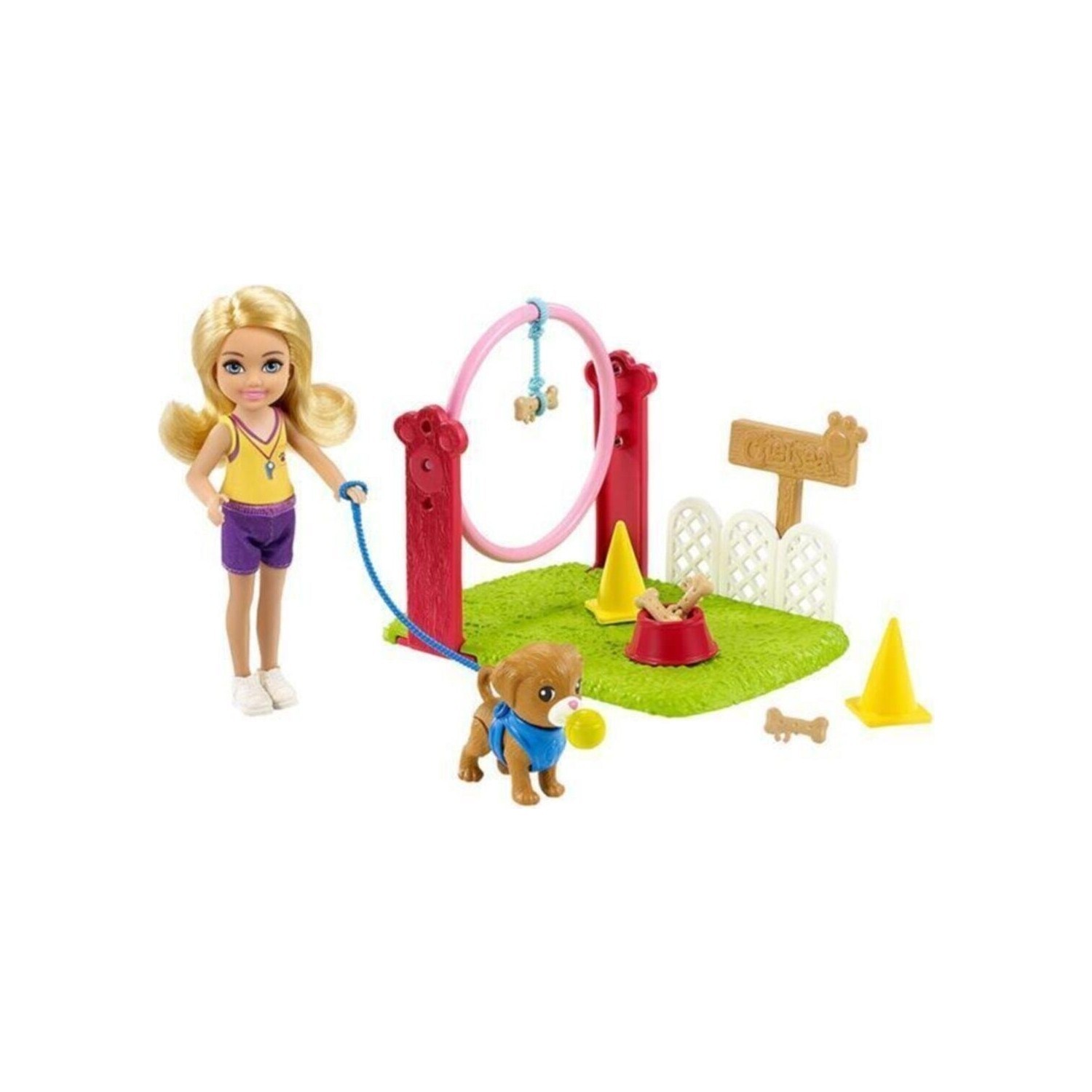 цена Кукла Barbie Chelsea Dog Trainer GTR88