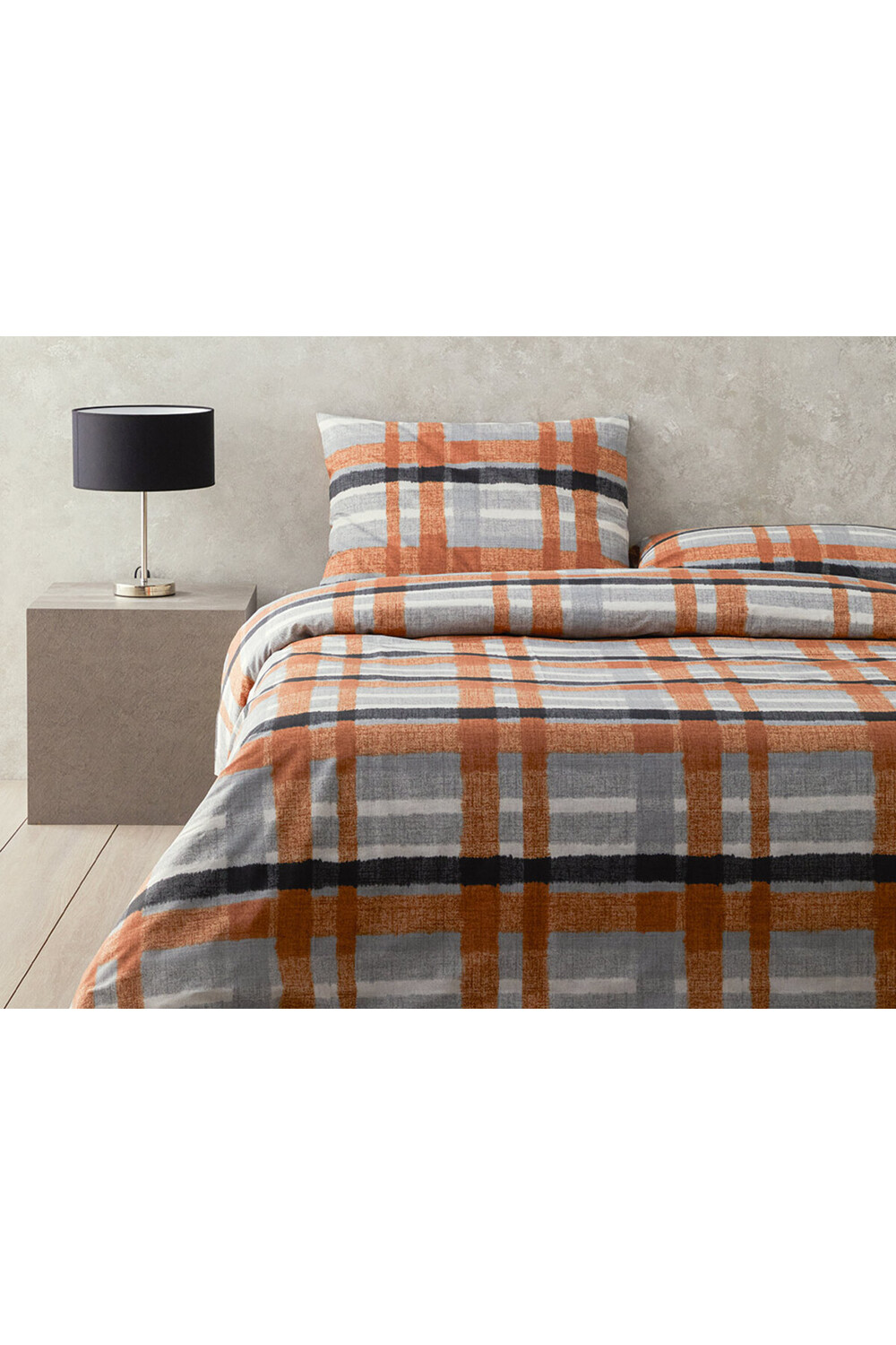 

Комплект пододеяльников English Home Meta Check Easy-Iron, терракотовый