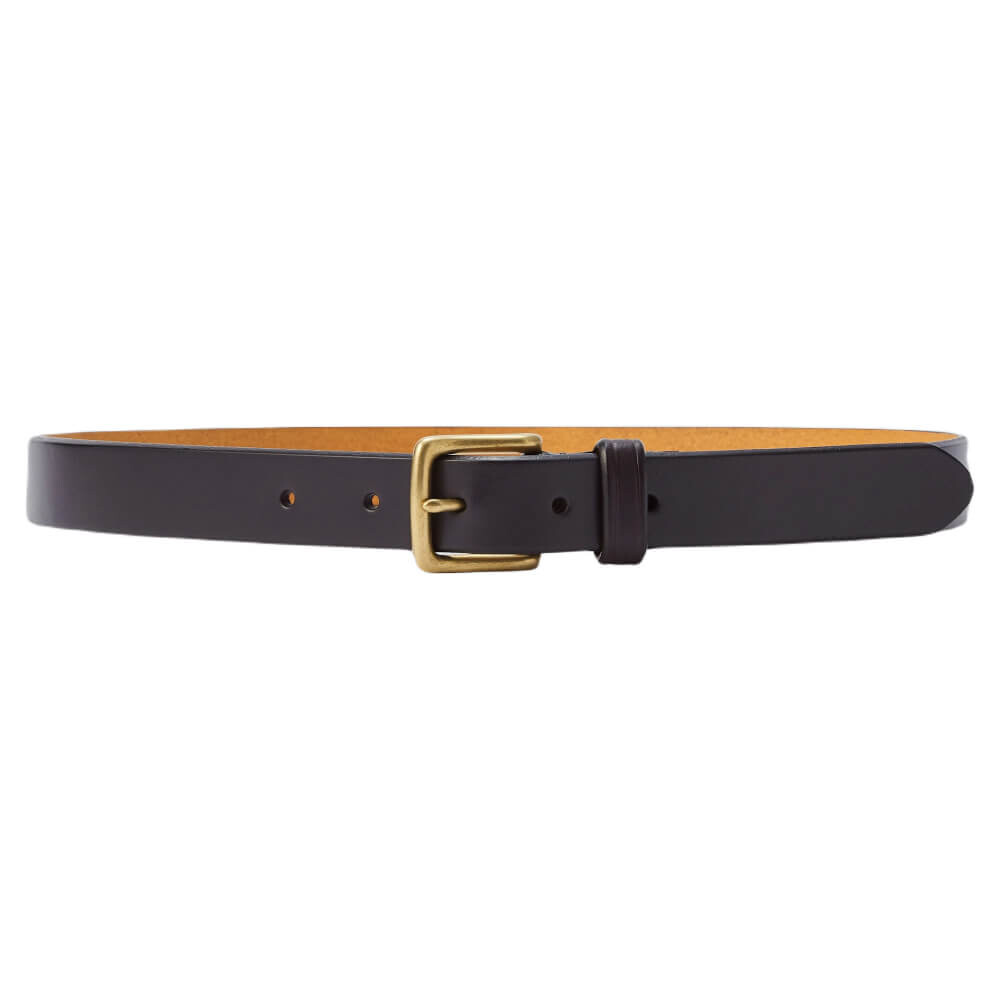 

Ремень Uniqlo Italian Saddle Leather, темно-коричневый