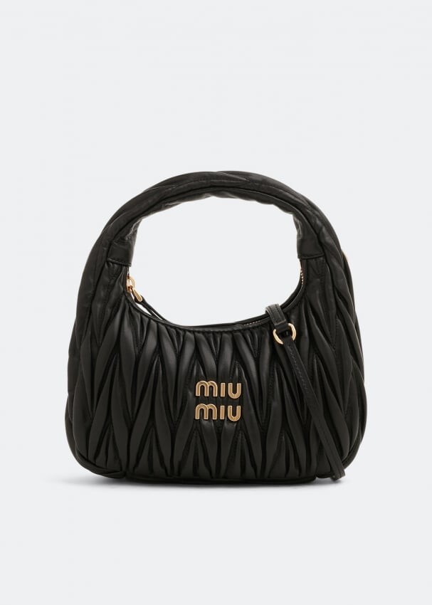 

Сумка MIU MIU Matelassé shoulder bag, черный