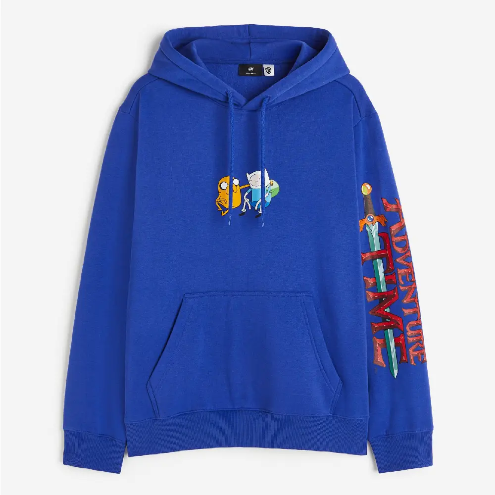 

Толстовка H&M Regular Fit Adventure Time, синий