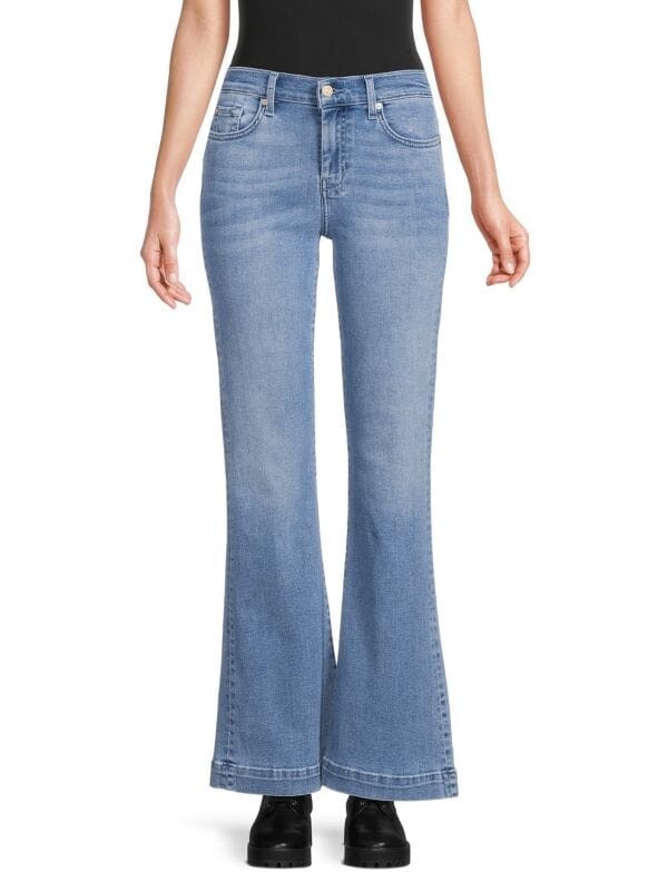 

Джинсы Широкие 7 For All Mankind Tailorless Dojoi, fade wash blue