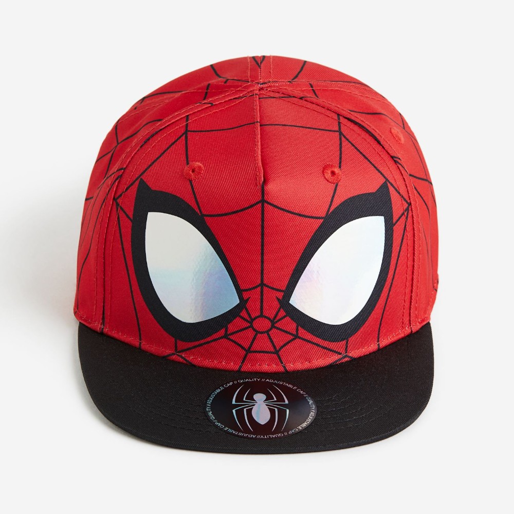 цена Бейсболка H&M Kids Motif-detail Spider-Man, красный