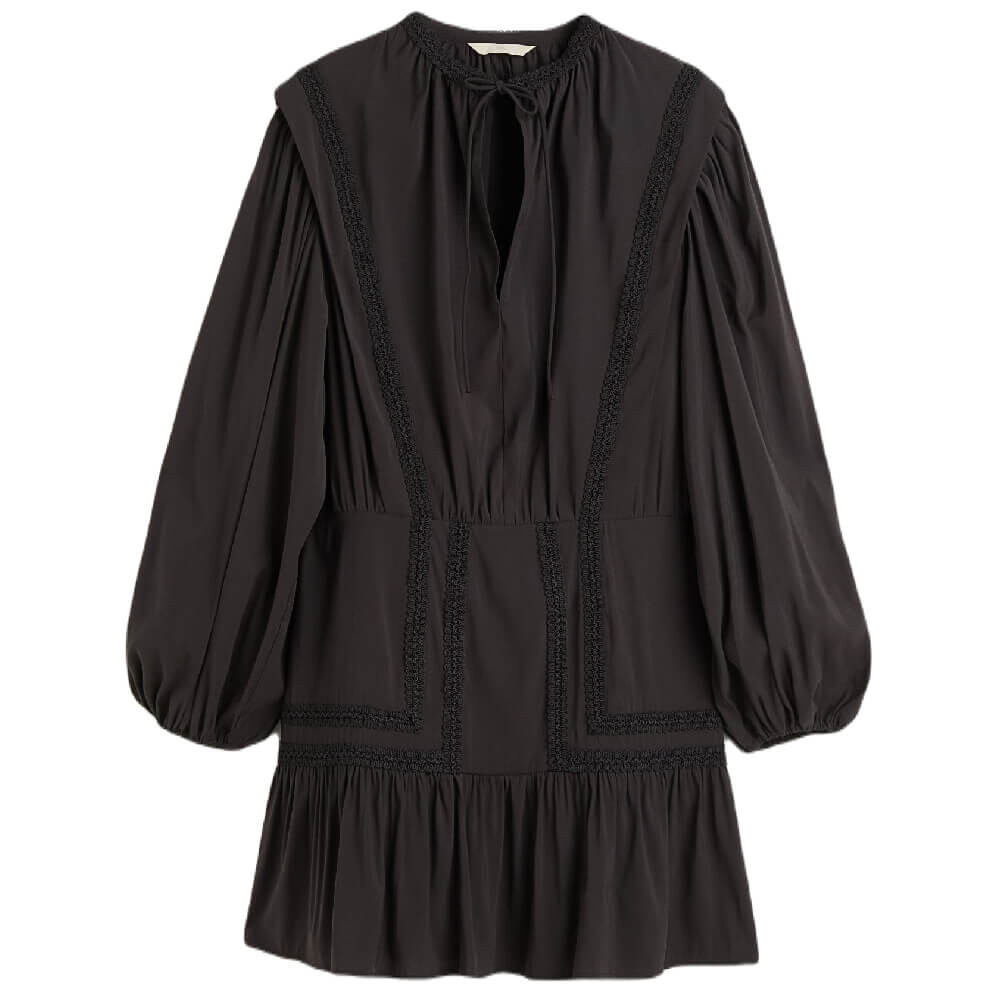 

Платье H&M Balloon-sleeved Mini черный