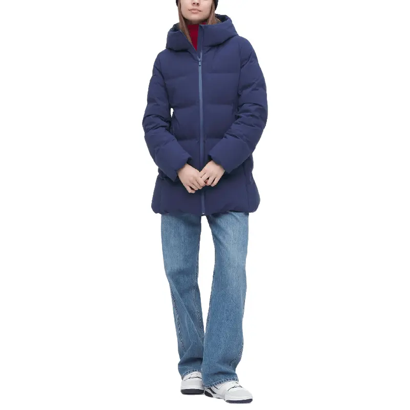 

Пуховик Uniqlo Seamless down, синий