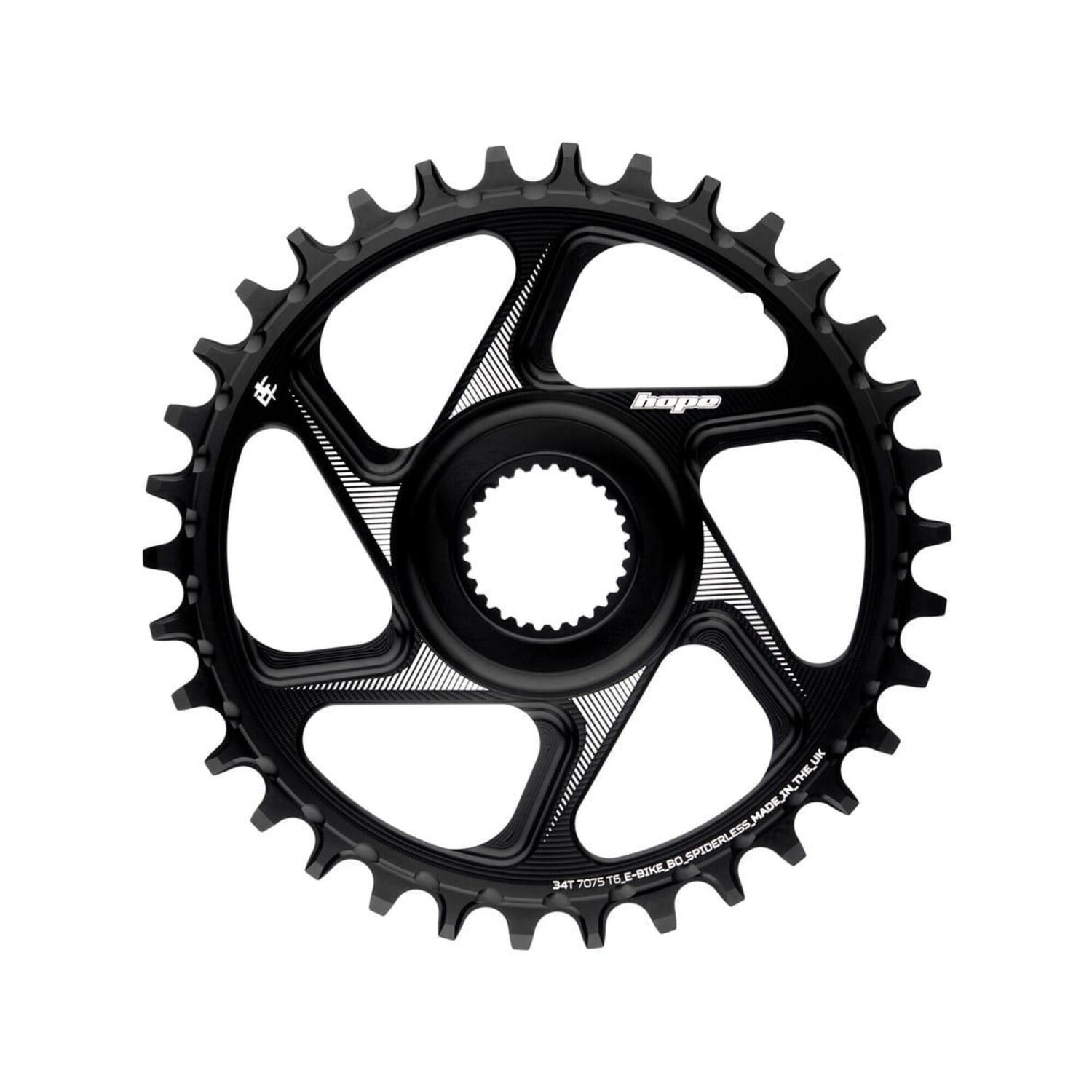 

Передняя звезда E-Bike Direct Mount - Bosch Motor HOPE, черный