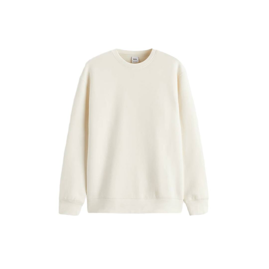 

Цветная толстовка Zara, желтовато-белый