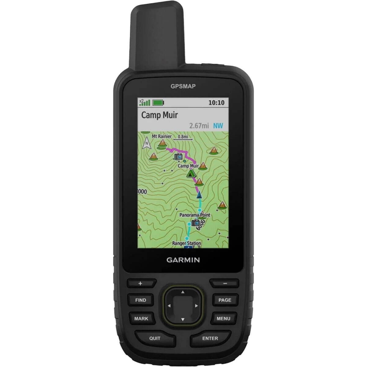 Навигатор Garmin GPSMAP 67, черный/зеленый цена и фото